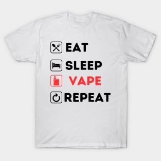 Vape Eat Sleep Repeat T-Shirt